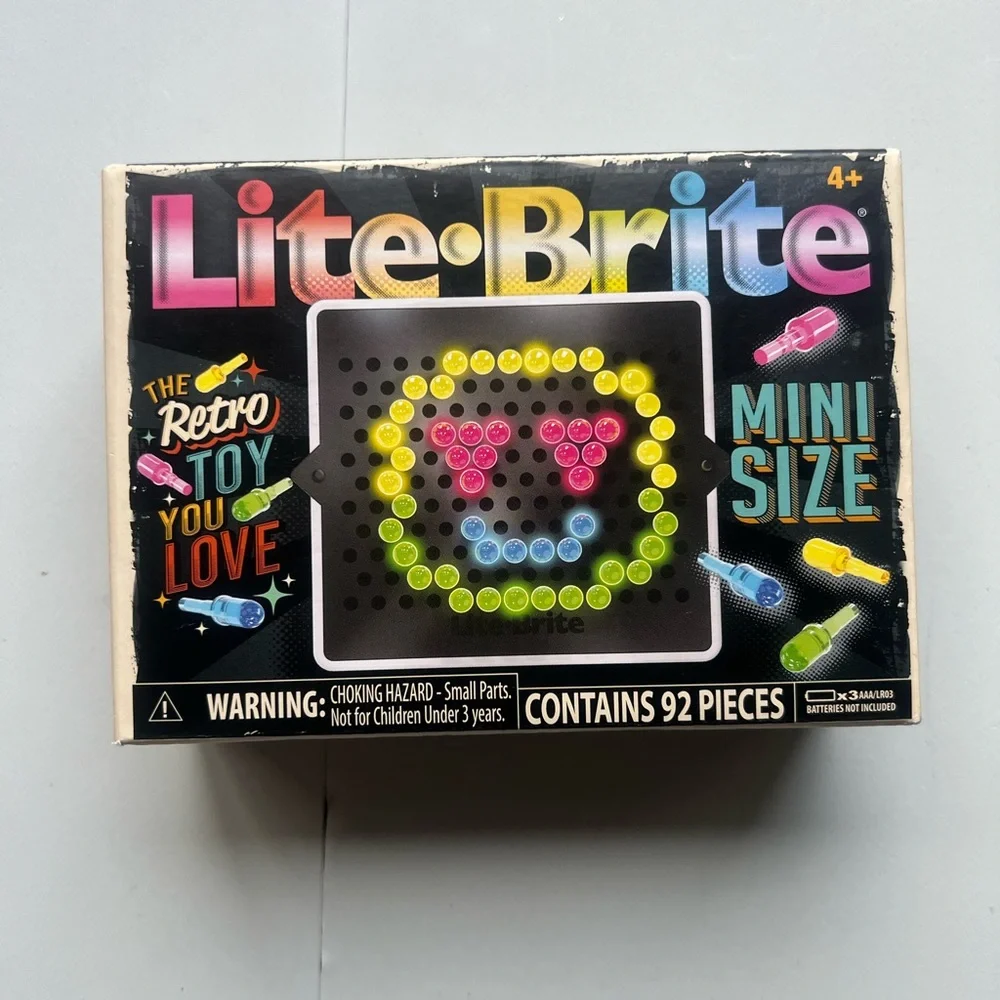 Lite Brite Mini Size Set (92 Pieces)
